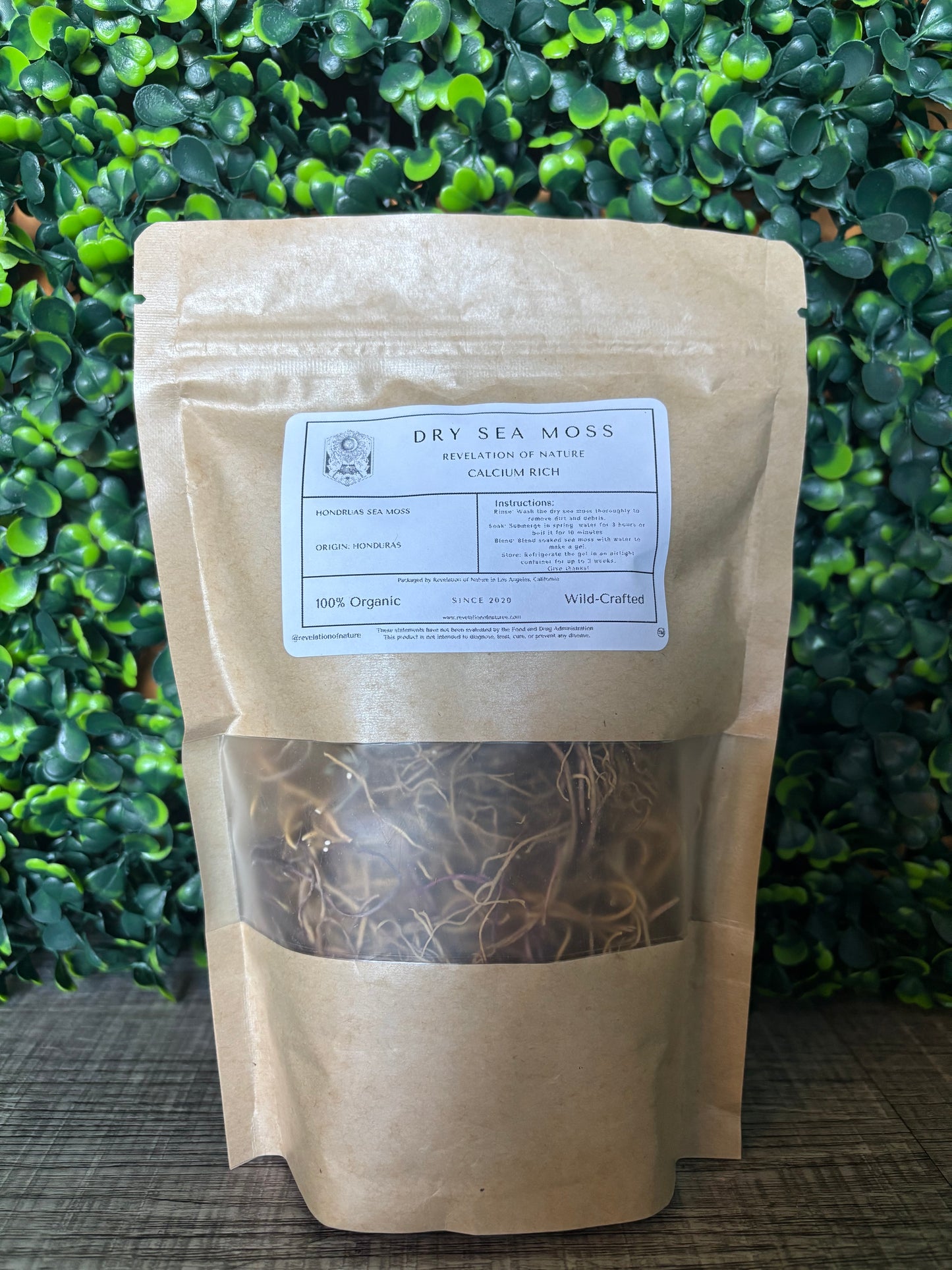Raw Dry Honduras Sea Moss 1lb