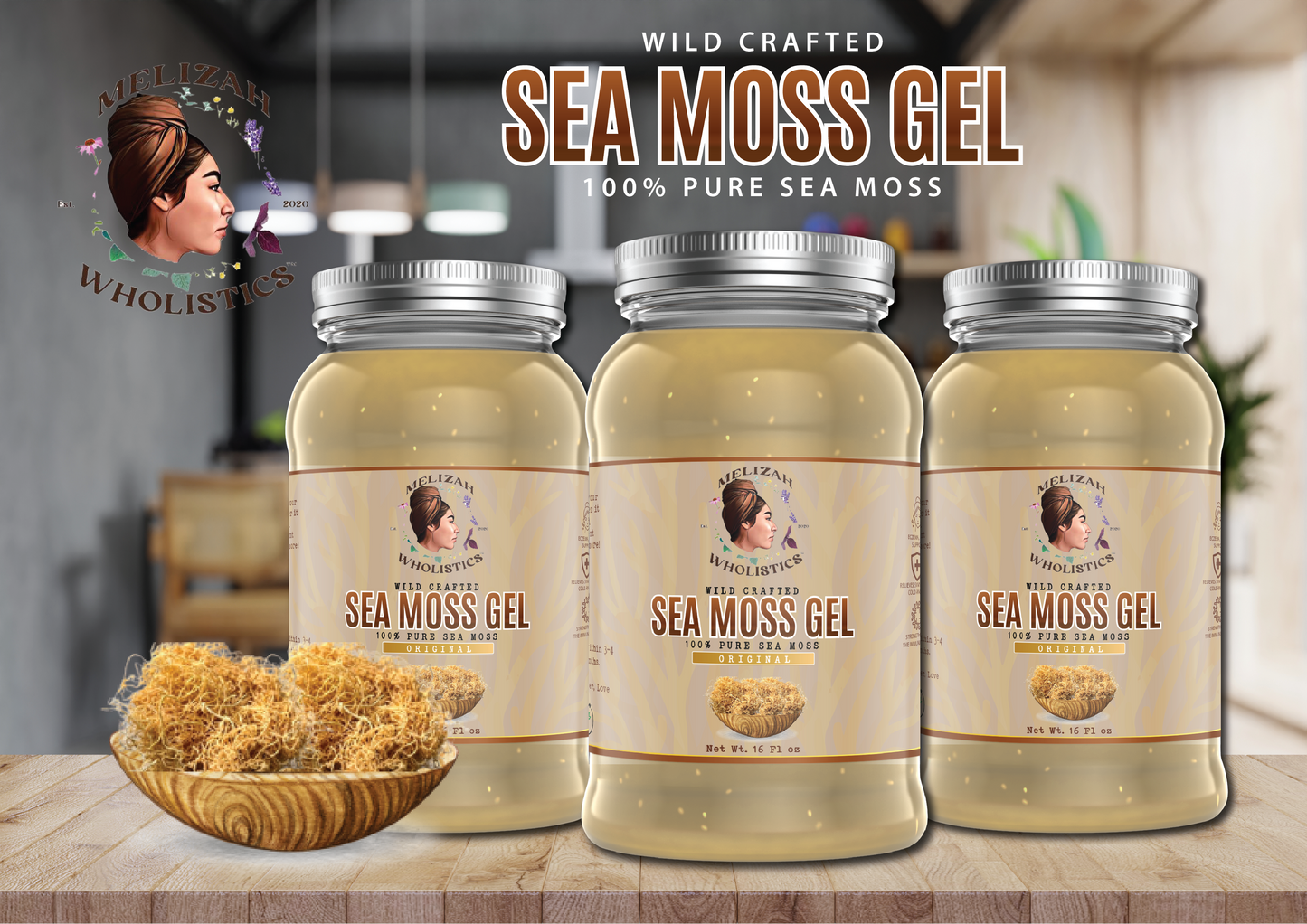 Sea Moss Gel Infused with Bladderwrack